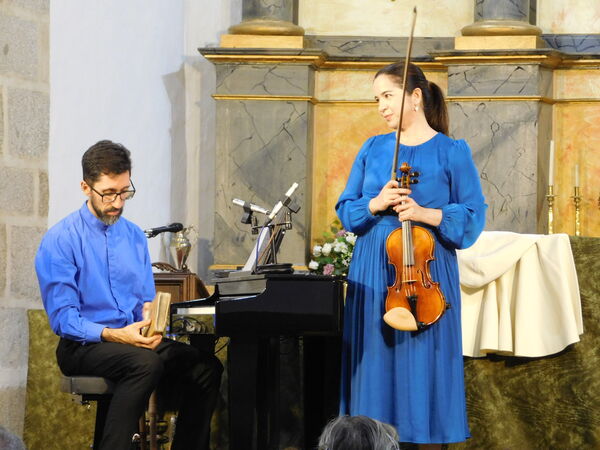 En la iglesia de La Purísima en Aldehuela de Yeltes.