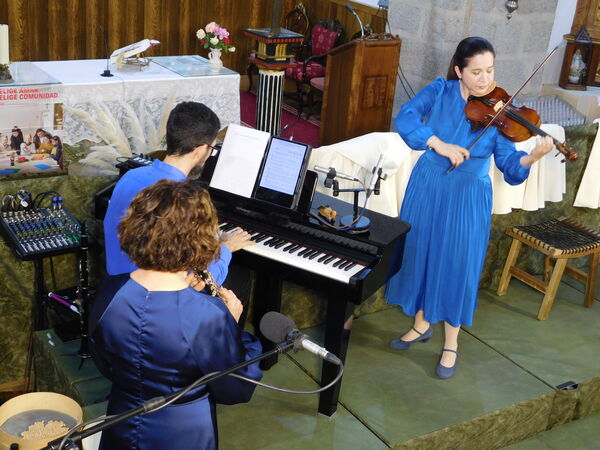 En la iglesia de La Purísima en Aldehuela de Yeltes.