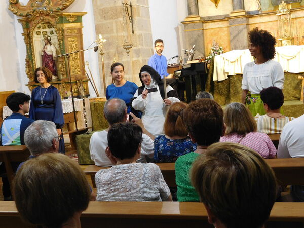 En la iglesia de La Purísima en Aldehuela de Yeltes.
