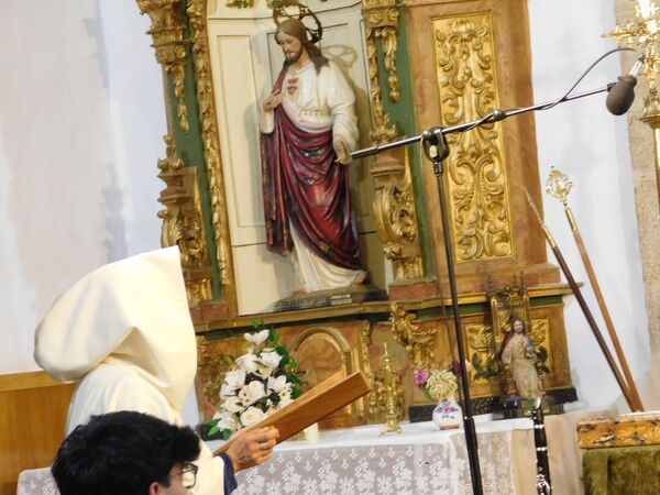 En la iglesia de La Purísima en Aldehuela de Yeltes.