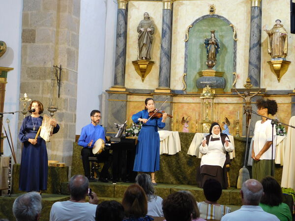 En la iglesia de La Purísima en Aldehuela de Yeltes.