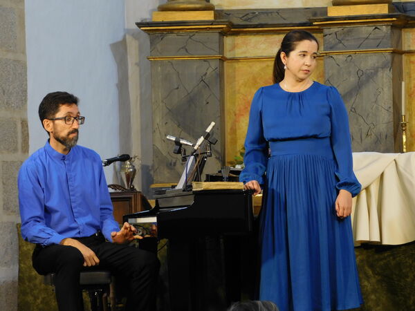 En la iglesia de La Purísima en Aldehuela de Yeltes.