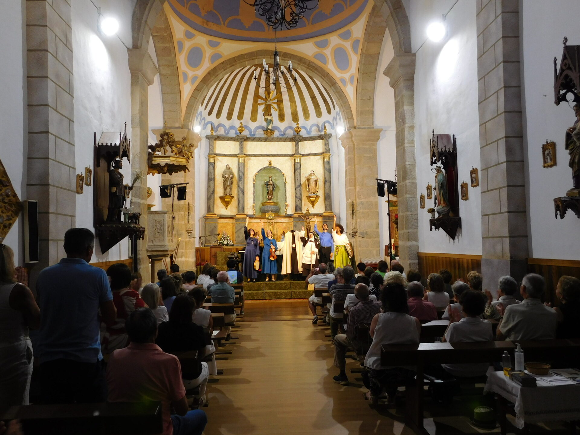 En la iglesia de La Purísima en Aldehuela de Yeltes.