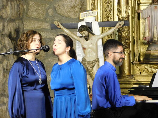En la iglesia de la Virgen del Rosario de Cantagallo.