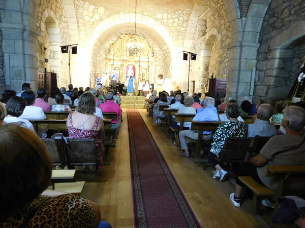 En la iglesia de la Virgen del Rosario de Cantagallo.