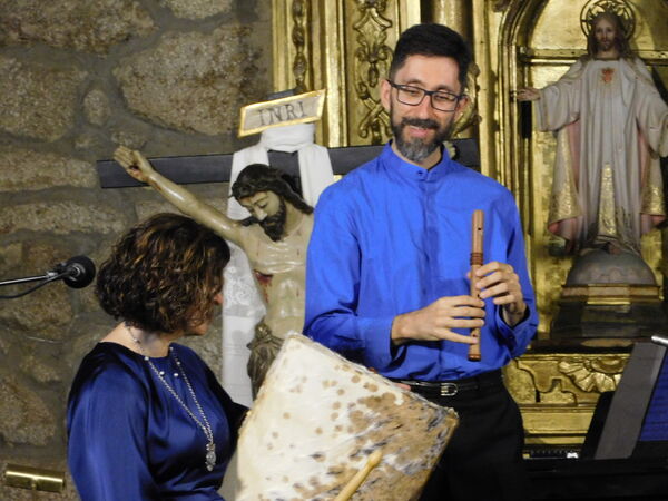 En la iglesia de la Virgen del Rosario de Cantagallo.