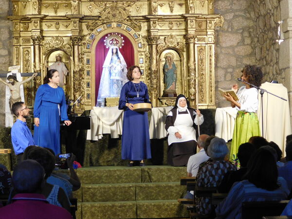 En la iglesia de la Virgen del Rosario de Cantagallo.