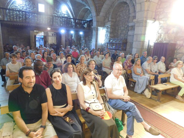 En la iglesia de la Virgen del Rosario de Cantagallo.