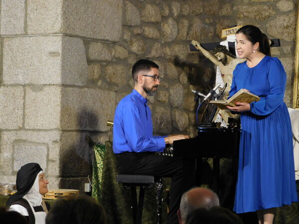 En la iglesia de la Virgen del Rosario de Cantagallo.