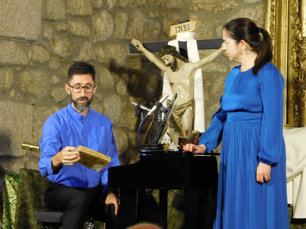 En la iglesia de la Virgen del Rosario de Cantagallo.