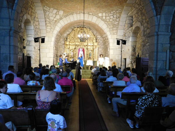 En la iglesia de la Virgen del Rosario de Cantagallo.