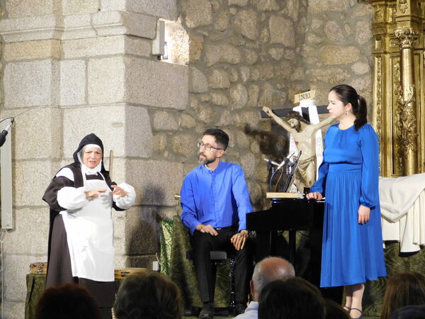 En la iglesia de la Virgen del Rosario de Cantagallo.
