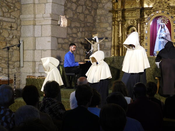 En la iglesia de la Virgen del Rosario de Cantagallo.