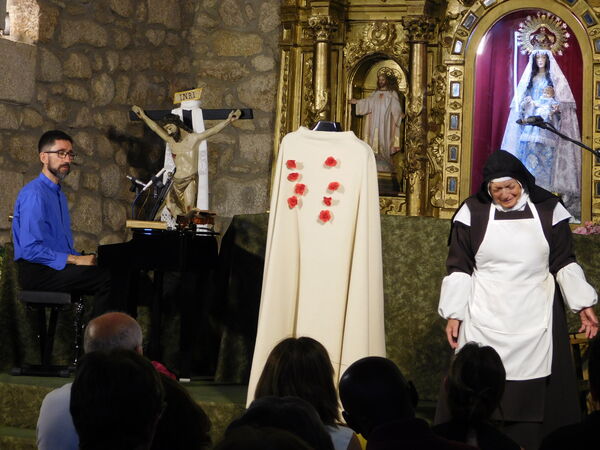En la iglesia de la Virgen del Rosario de Cantagallo.