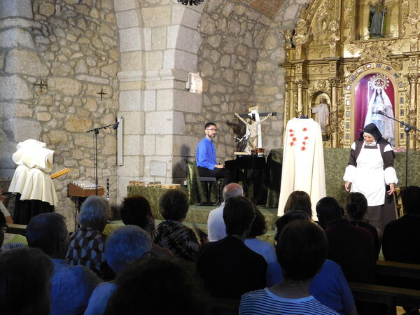 En la iglesia de la Virgen del Rosario de Cantagallo.