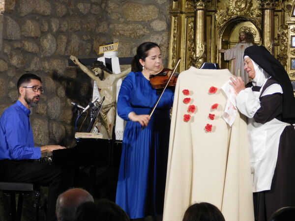 En la iglesia de la Virgen del Rosario de Cantagallo.