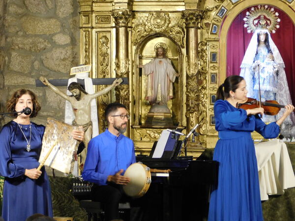 En la iglesia de la Virgen del Rosario de Cantagallo.