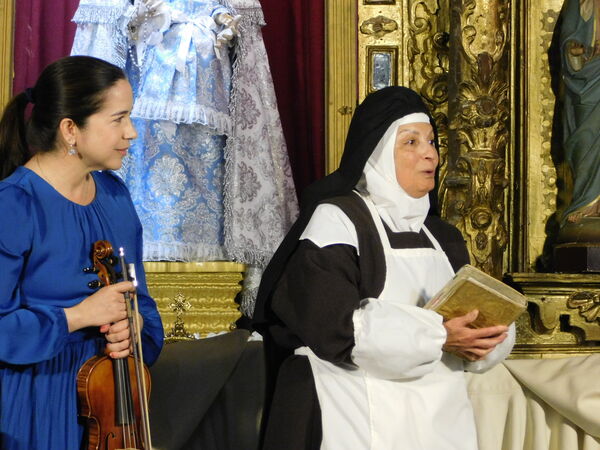 En la iglesia de la Virgen del Rosario de Cantagallo.