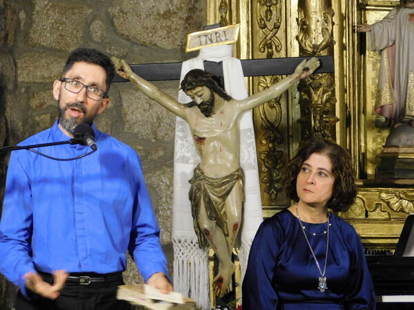 En la iglesia de la Virgen del Rosario de Cantagallo.