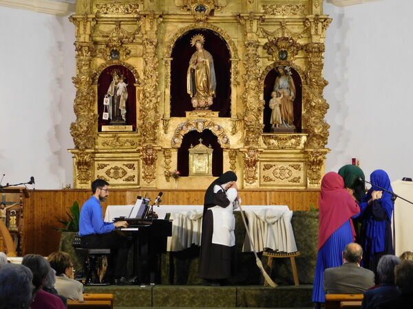 En la iglesia de Nuestra Señora de la Asunción de Tamames