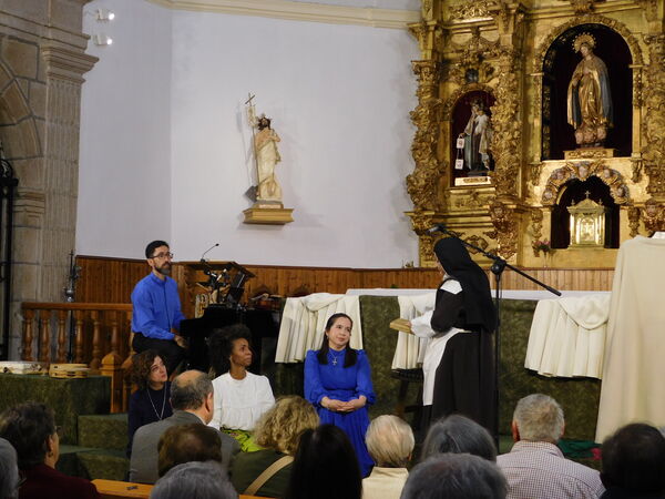 En la iglesia de Nuestra Señora de la Asunción de Tamames