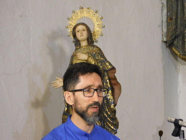 En la iglesia de Nuestra Señora de la Asunción en Puente del Congosto