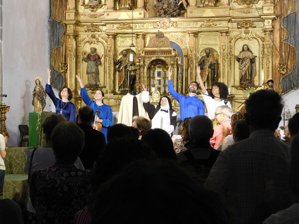 En la iglesia de Nuestra Señora de la Asunción en Puente del Congosto
