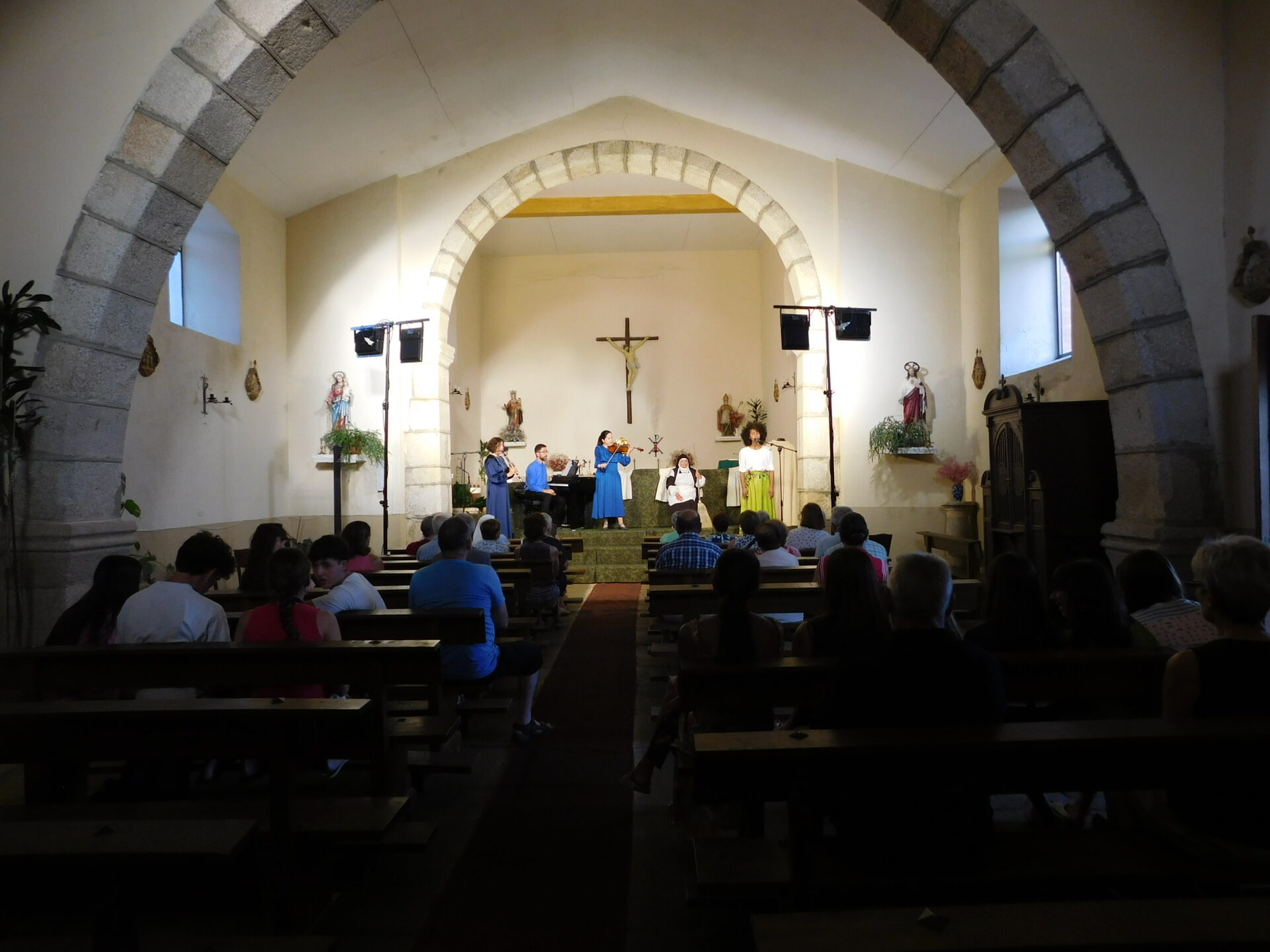 En la iglesia de Nuestra Señora de las Nieves de Herguijuela de Ciudad Rodrigo