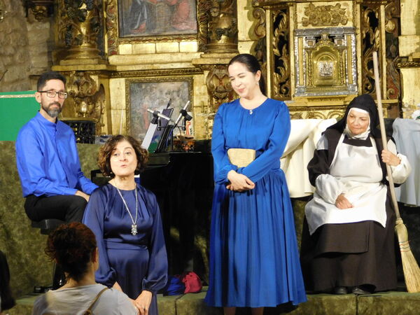 En la iglesia de Nuestra Señora del Peral de Bogajo