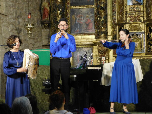 En la iglesia de Nuestra Señora del Peral de Bogajo
