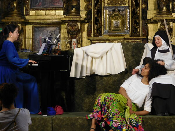 En la iglesia de Nuestra Señora del Peral de Bogajo