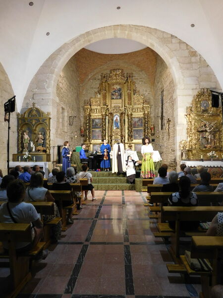 En la iglesia de Nuestra Señora del Peral de Bogajo