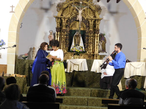 En la iglesia de Nuestra Señora del Rosario de Éjeme.