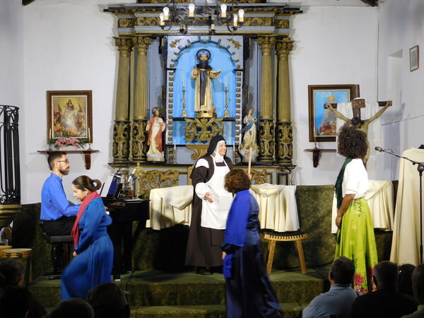 En la iglesia de San Antonio Abad de Fresnedoso.