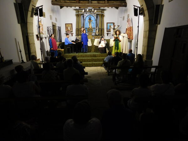 En la iglesia de San Antonio Abad de Fresnedoso.