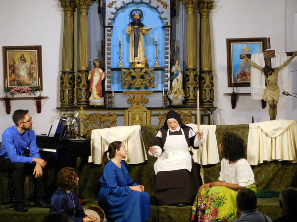 En la iglesia de San Antonio Abad de Fresnedoso.