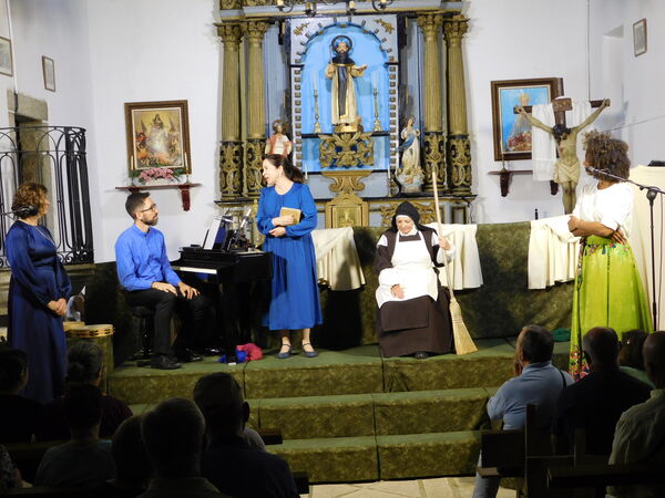 En la iglesia de San Antonio Abad de Fresnedoso.