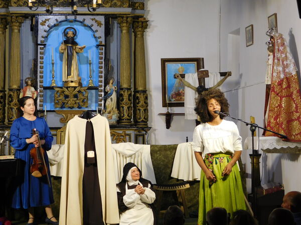 En la iglesia de San Antonio Abad de Fresnedoso.