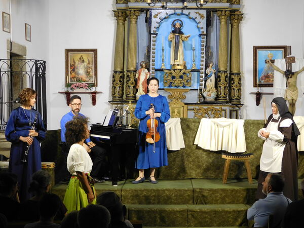En la iglesia de San Antonio Abad de Fresnedoso.