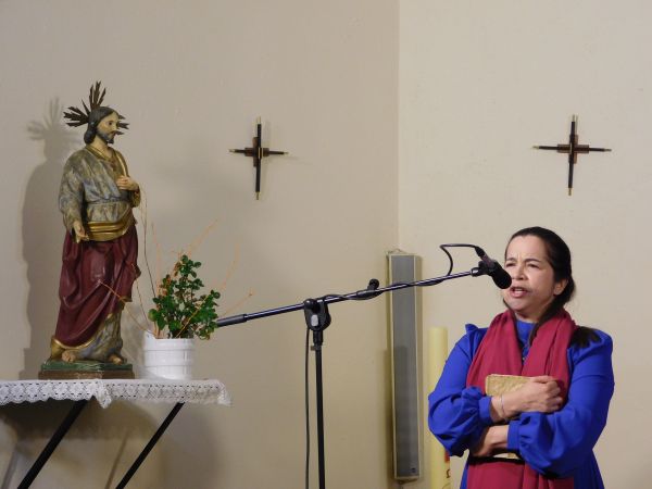 En la iglesia de San Cristóbal de Castillejo de Dos Casas.
