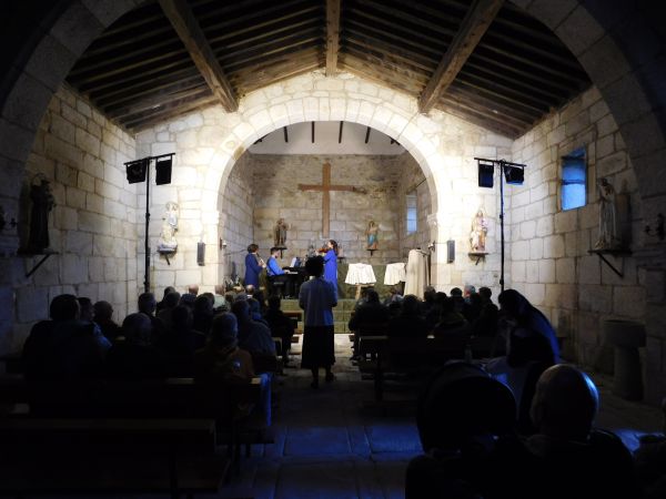 En la iglesia de San Cristóbal de Sanchón de la Ribera.
