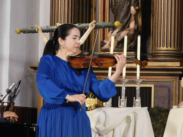 En la iglesia de San Juan de la Cruz en Alba de Tormes
