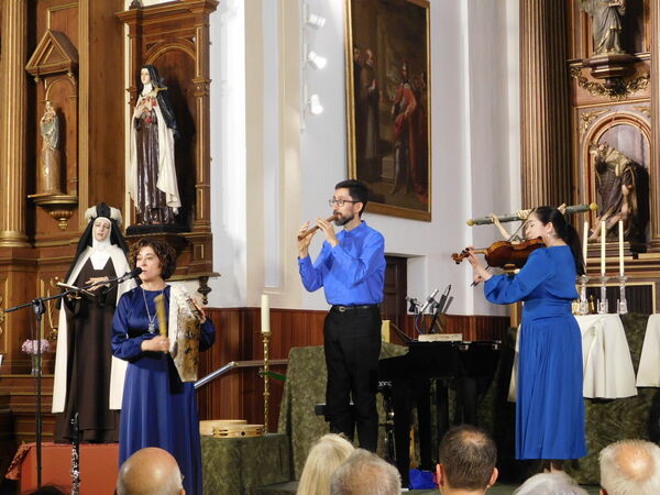 En la iglesia de San Juan de la Cruz en Alba de Tormes