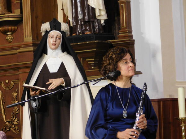 En la iglesia de San Juan de la Cruz en Alba de Tormes
