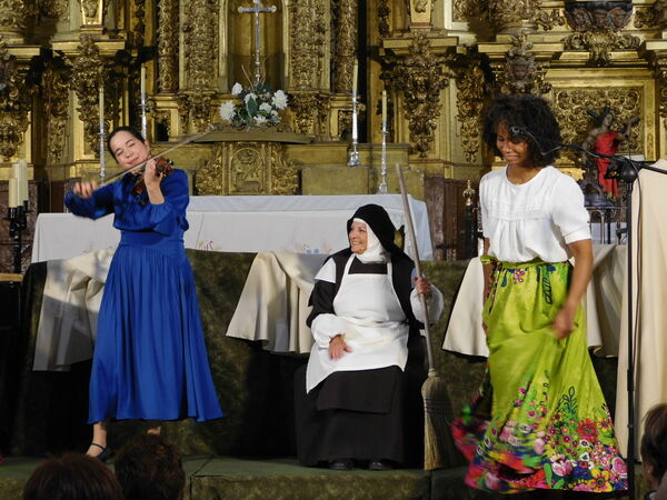En la iglesia de San Lorenzo de El Bodón.
