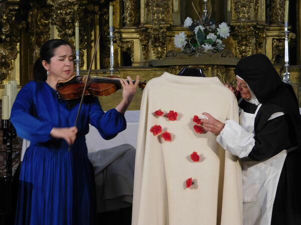 En la iglesia de San Lorenzo de El Bodón.