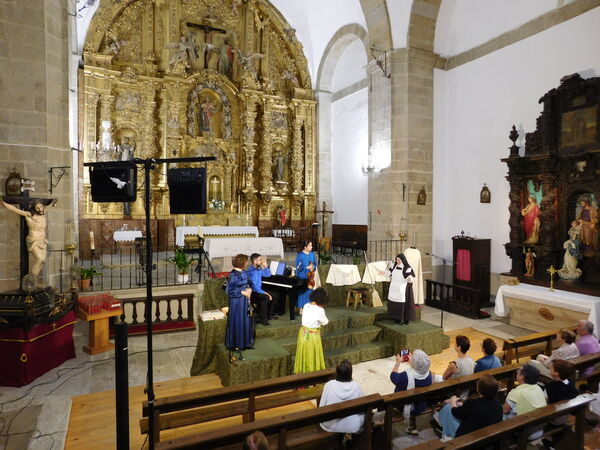 En la iglesia de San Lorenzo de El Bodón.