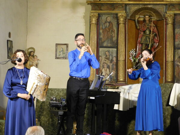 En la iglesia de San Miguel de Sanchón de la Sagrada