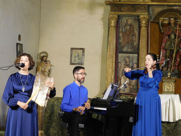 En la iglesia de San Miguel de Sanchón de la Sagrada