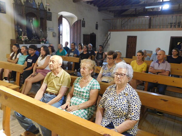 En la iglesia de San Miguel de Sanchón de la Sagrada